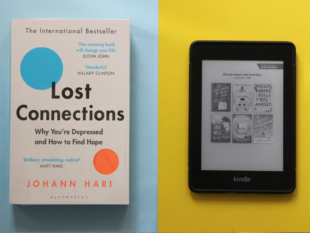e-reader of boek