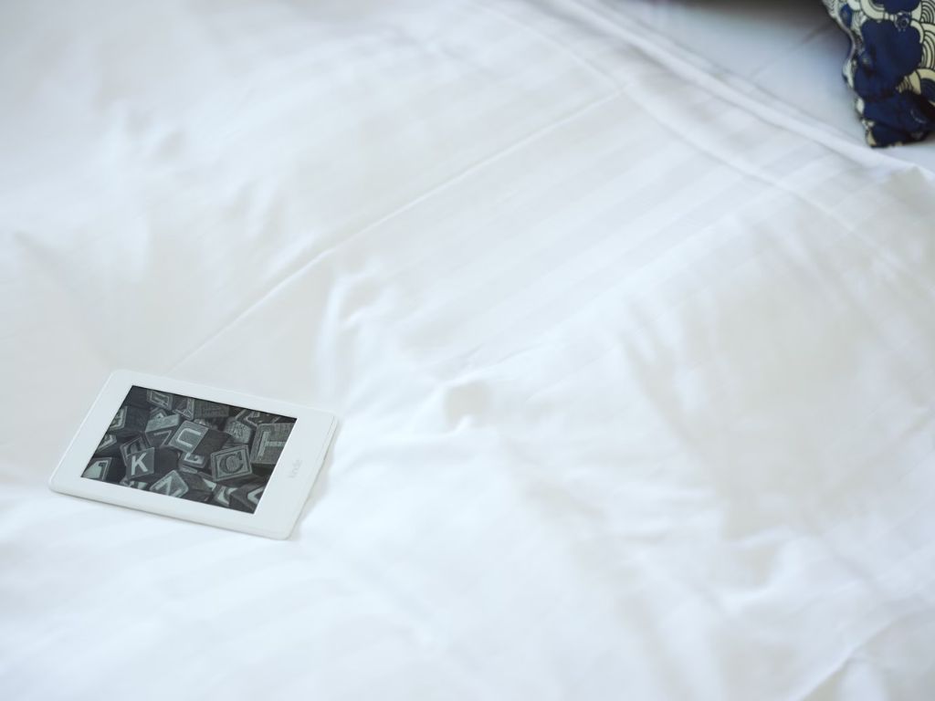 e-reader slecht voor het slapen