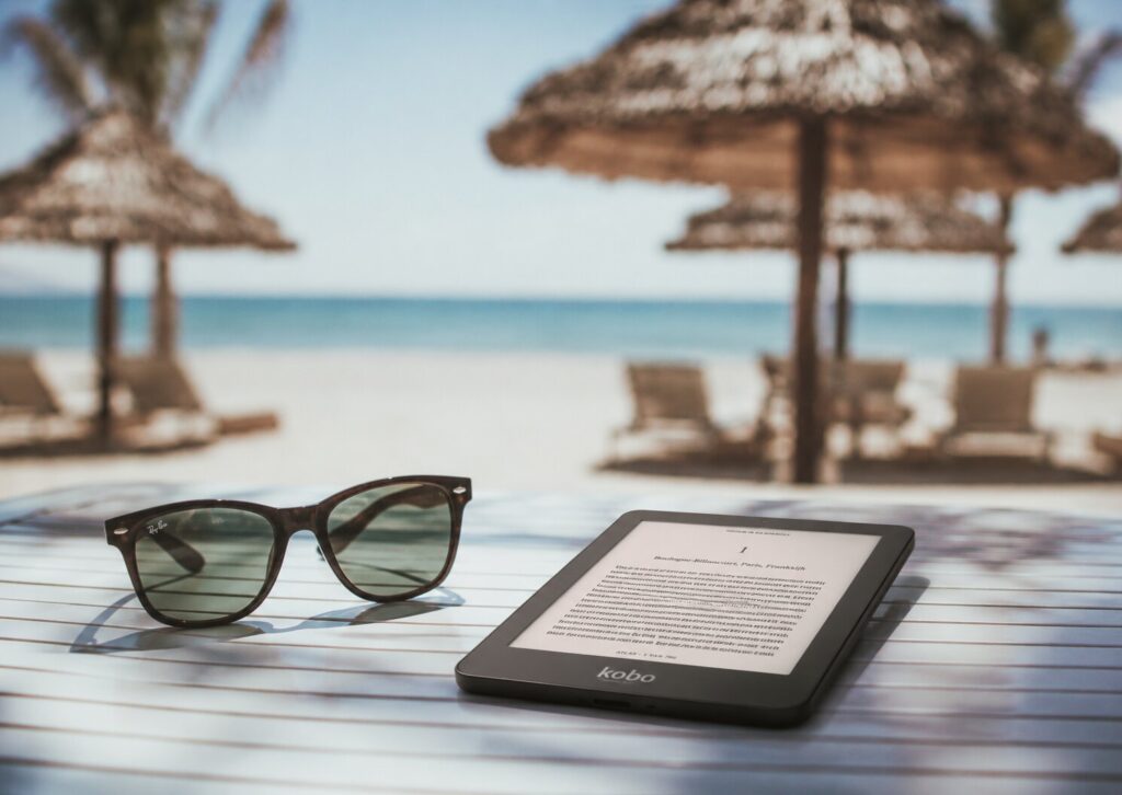 waterdichte e-reader voor op vakantie